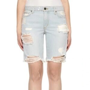 Joes jeans the Finn Bermuda shorts collectors edition bleach distressed size 24